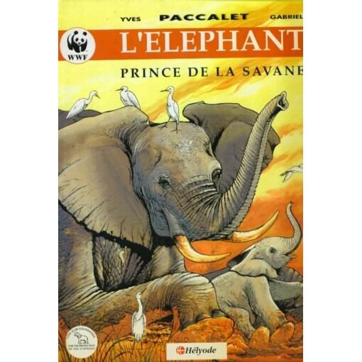Elephant prince de la savane