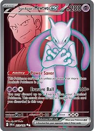 Carte pokemon cor mewtwo ex de la team rocket sv10 114/098