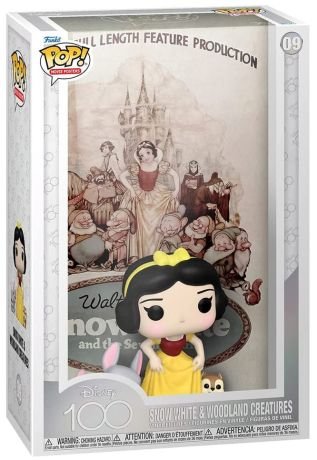 Figurine 09 - blanche neige & woodland creatures disney 100