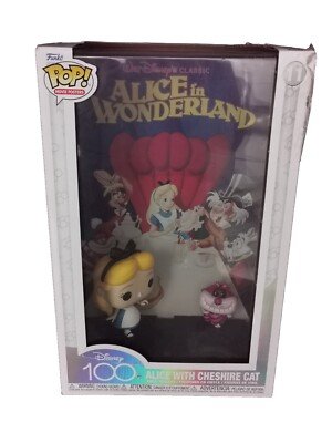 Figurine 11 alice with cheshire cat disney 100