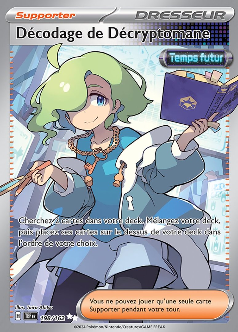 Cartes a collectionner decodage de decryptomane 228/204