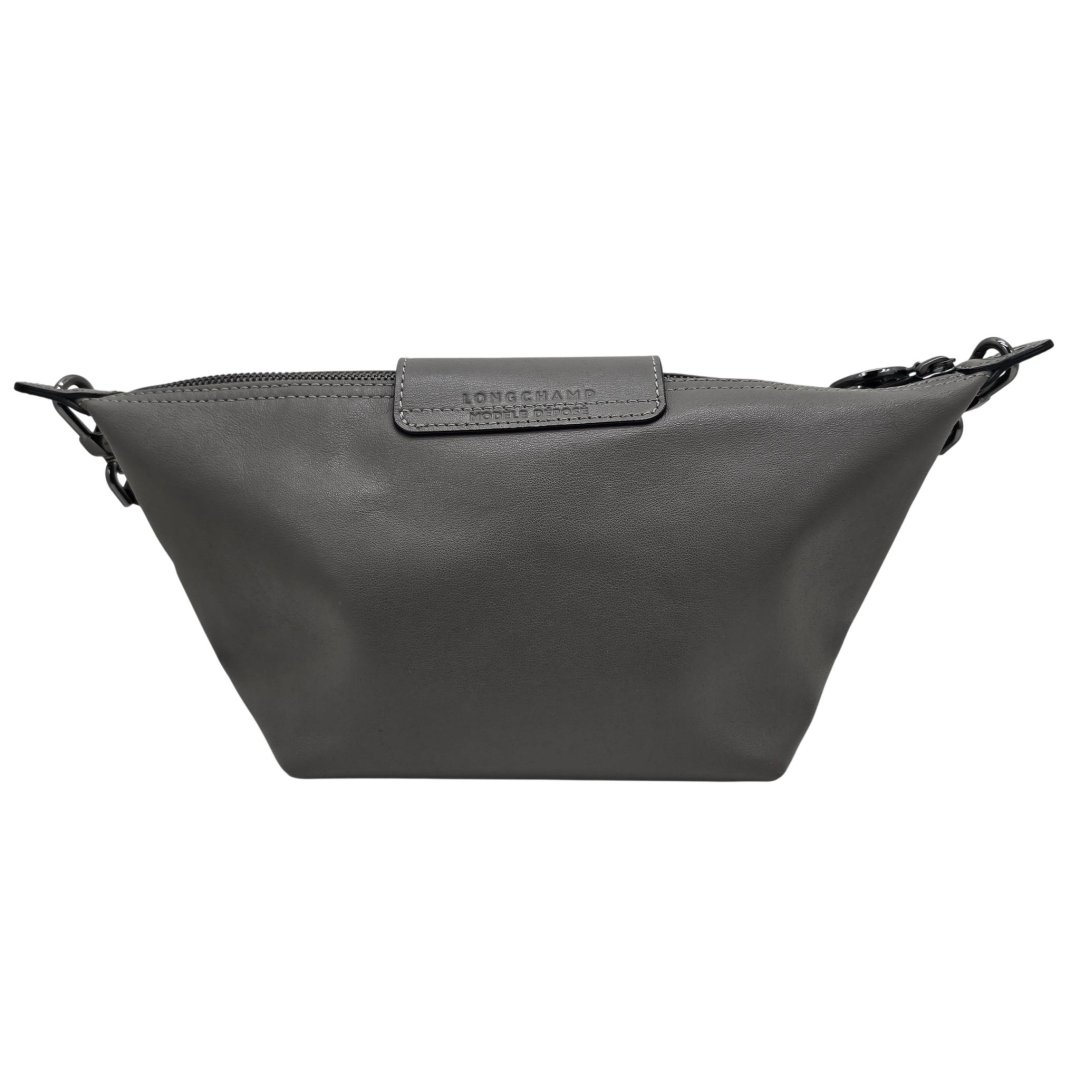 Sac le pliage xtra xs cuir tourterelle (gris) avec bandouliere