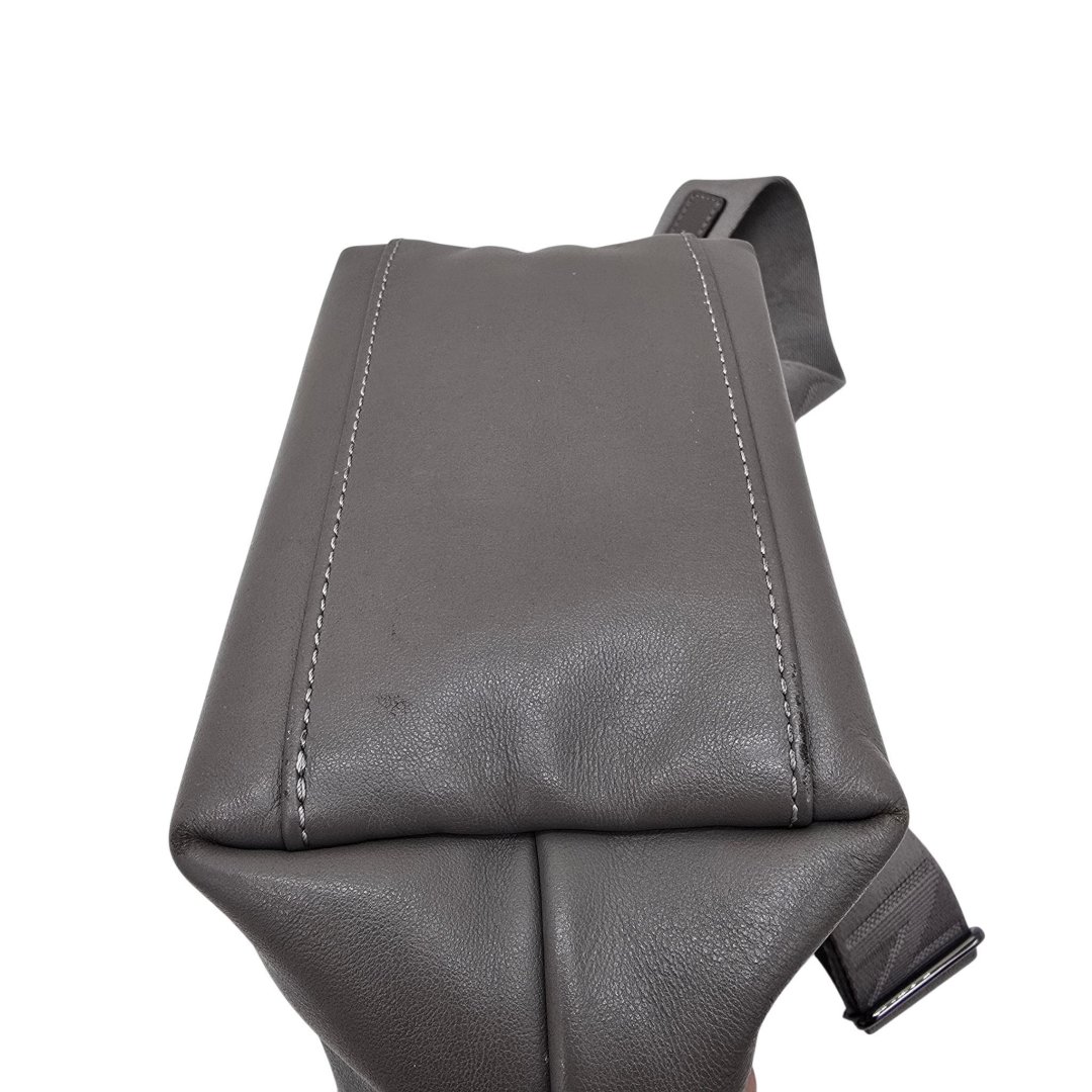 Sac le pliage xtra xs cuir tourterelle (gris) avec bandouliere