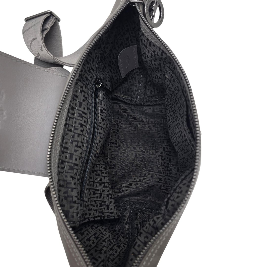 Sac le pliage xtra xs cuir tourterelle (gris) avec bandouliere