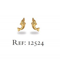Boucle d oreille dauphin 12524