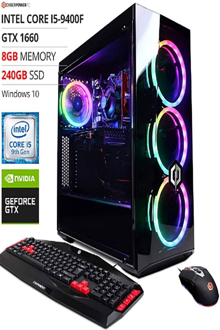 I5 9400f 2,9ghz 16 go ddr4 1 to 256 go mvme radeon rx 6600 xt
