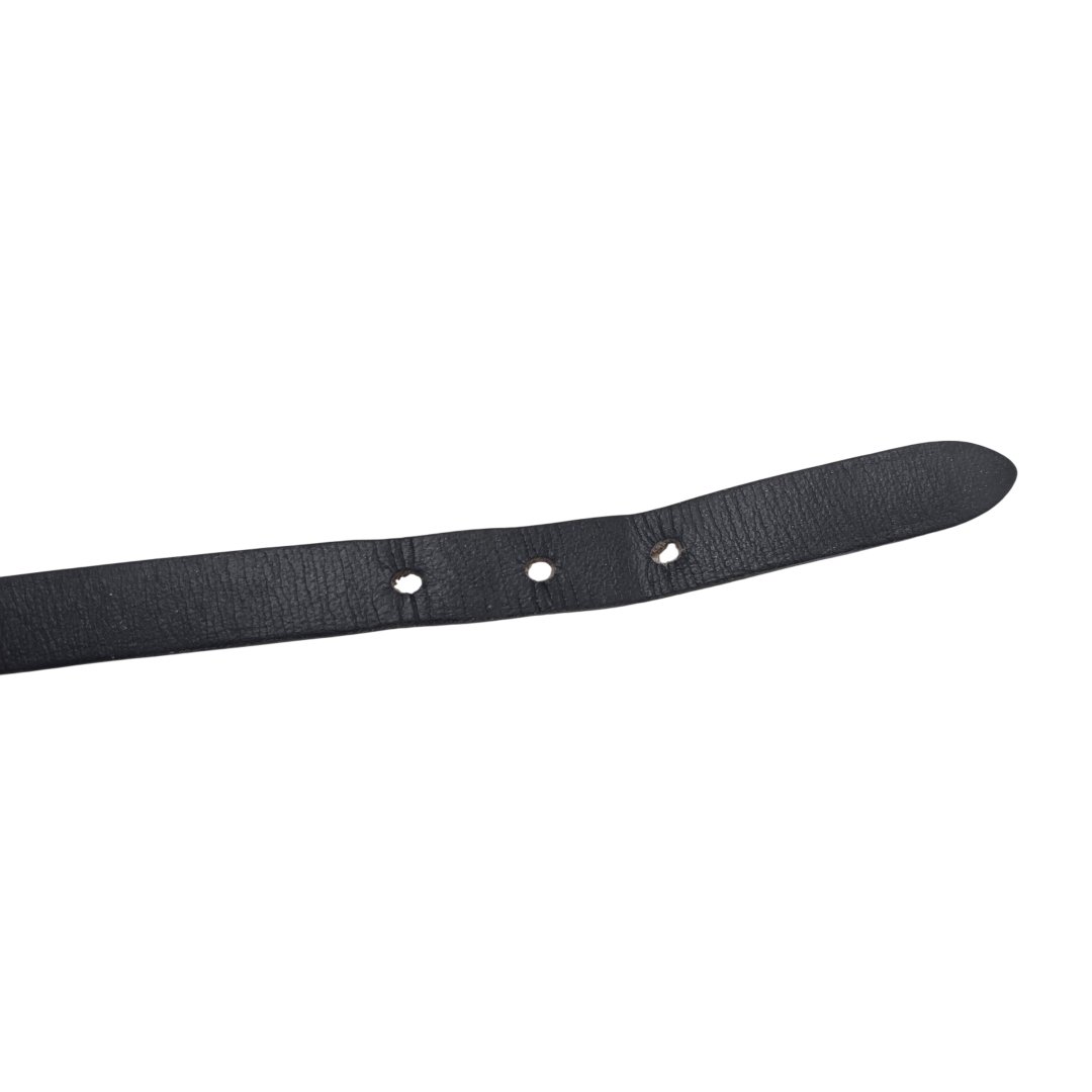 Bracelet hapi 3 triple tour cuir noir/fauve