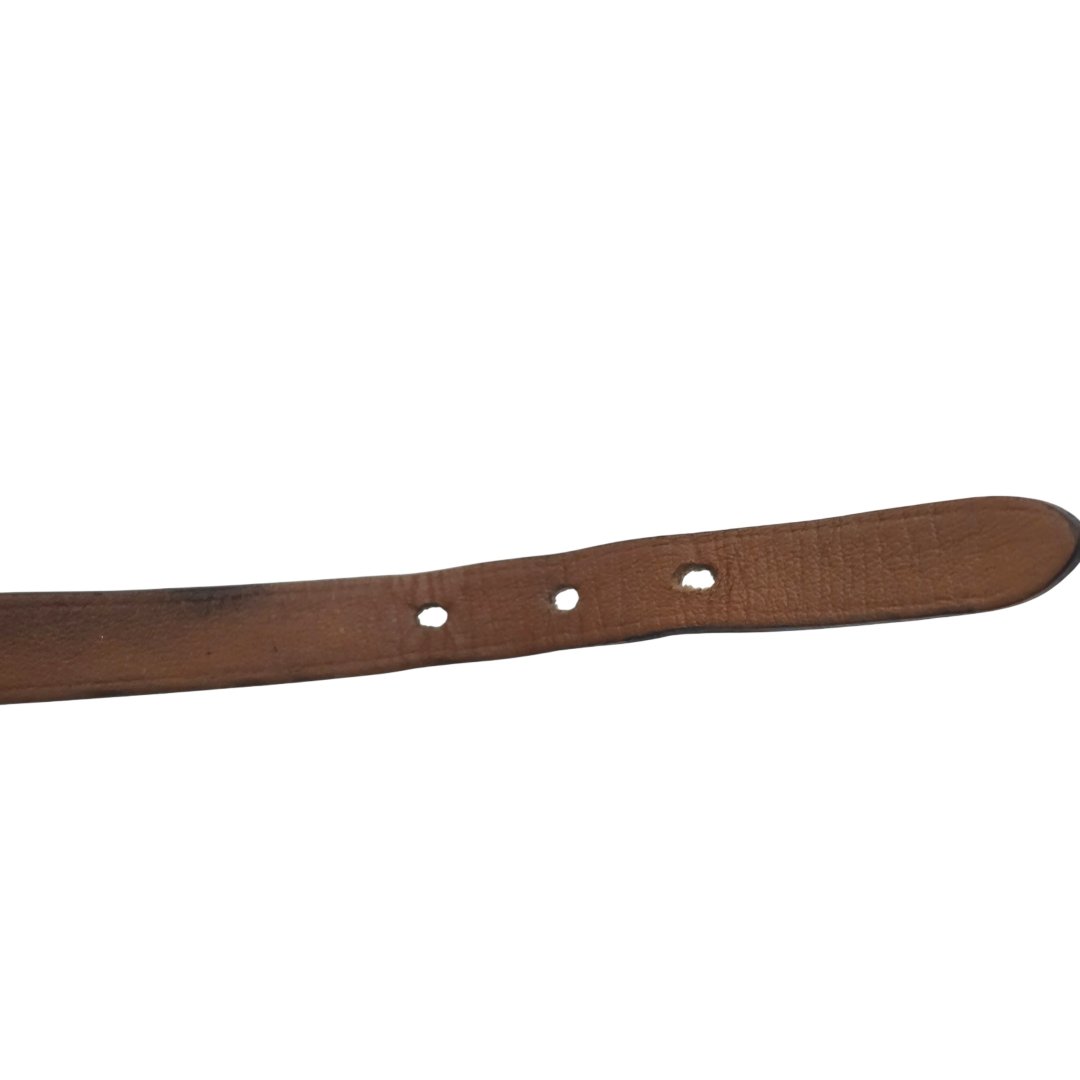 Bracelet hapi 3 triple tour cuir noir/fauve