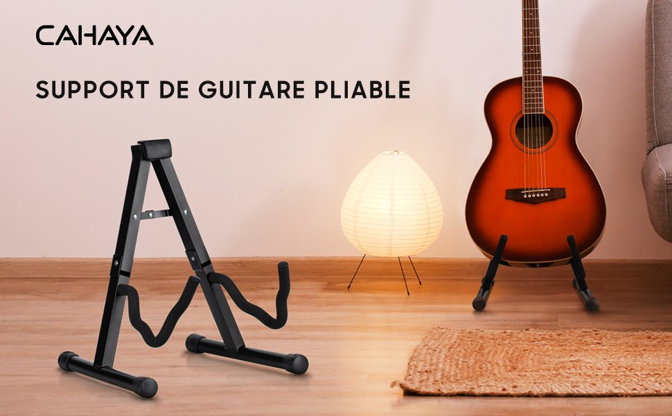 Guitare pied