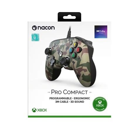 Manette filaire pro compact forest camo