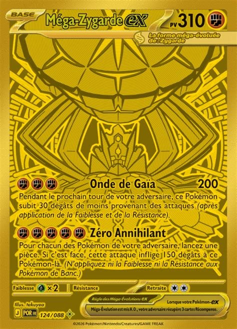 Carte pokemon mega-zygarde ex por 124/088