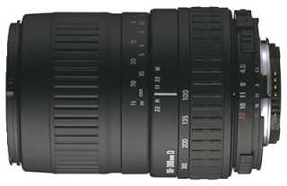 Objectif reflex 100-300 mm pour nikon
