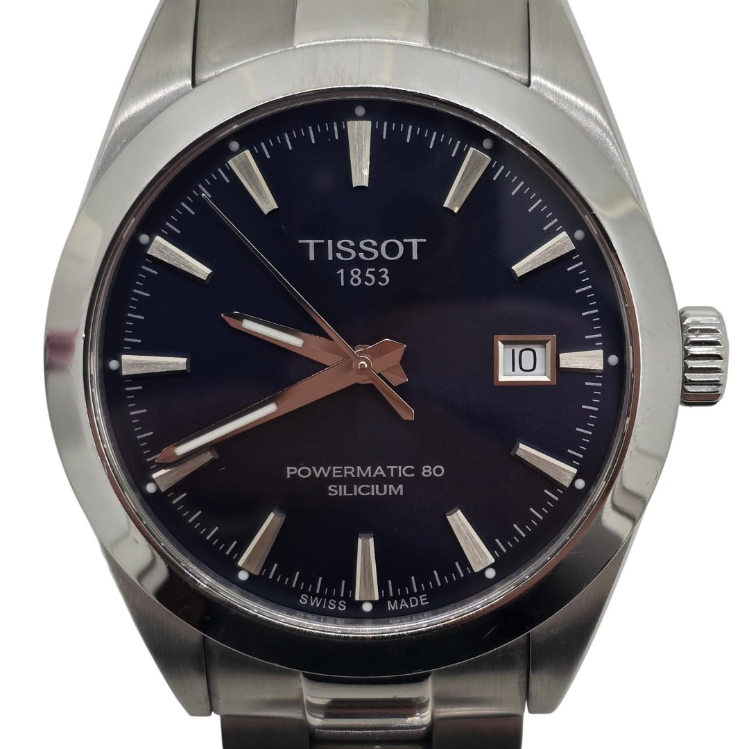 Montre automatique gentleman power80 silicium t127.407.11.041.00 40mm