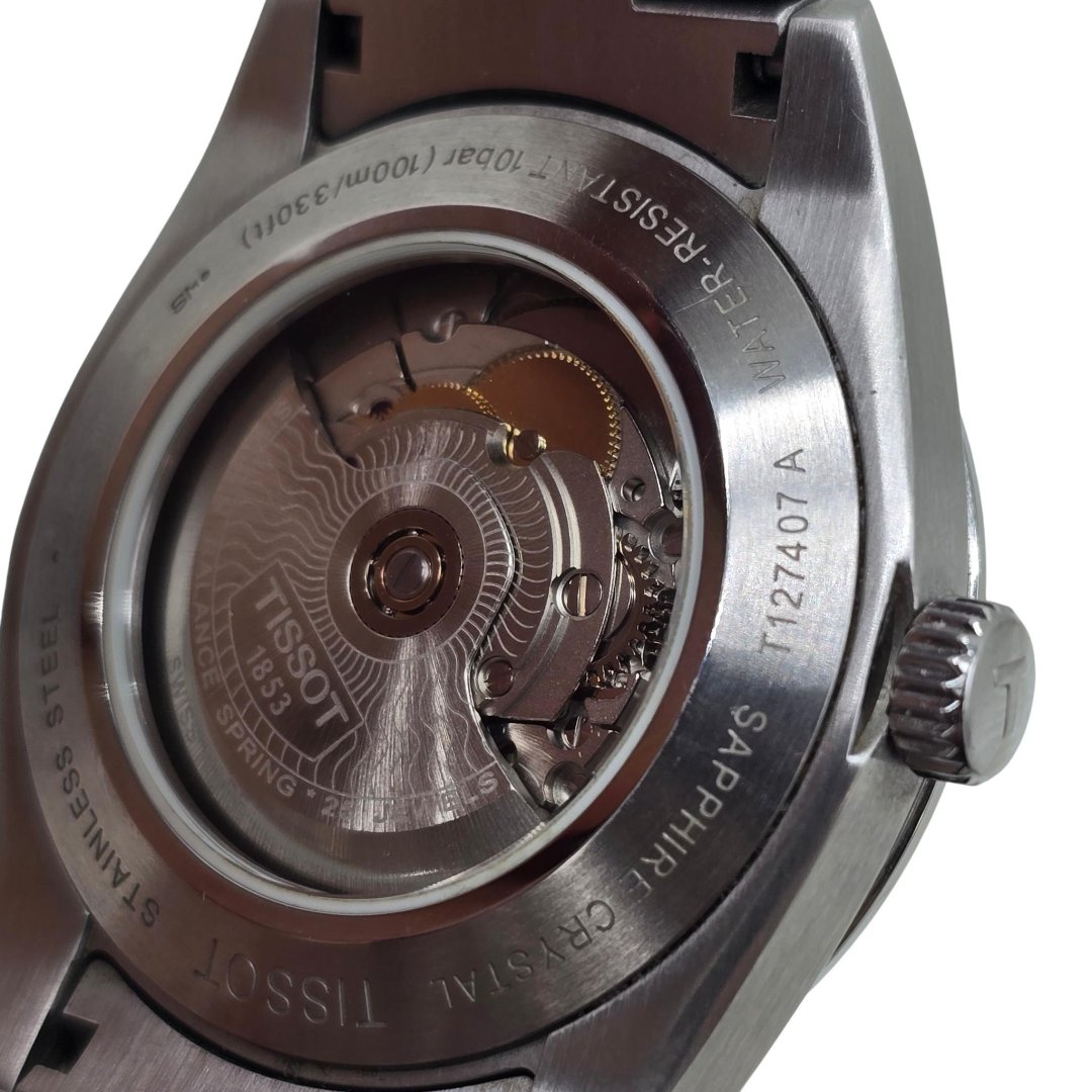 Montre automatique gentleman power80 silicium t127.407.11.041.00 40mm