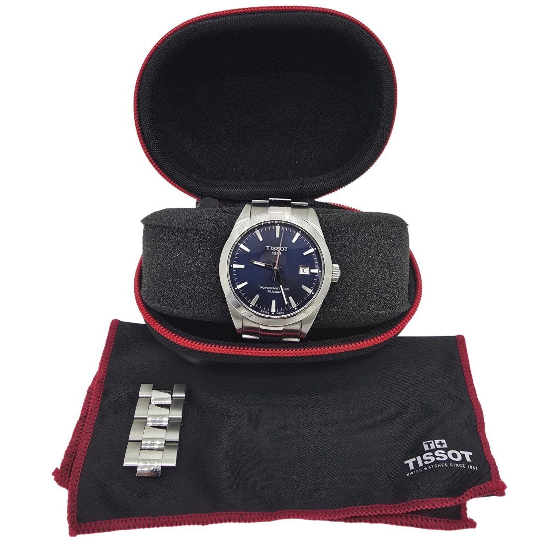 Montre automatique gentleman power80 silicium t127.407.11.041.00 40mm