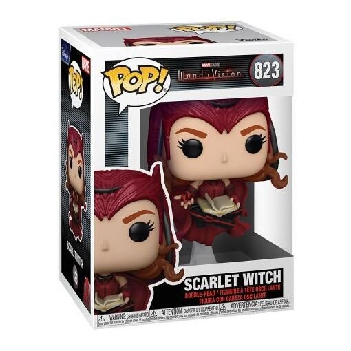 Figurine pop - wandavision [marvel] n°823 - sorciere rouge