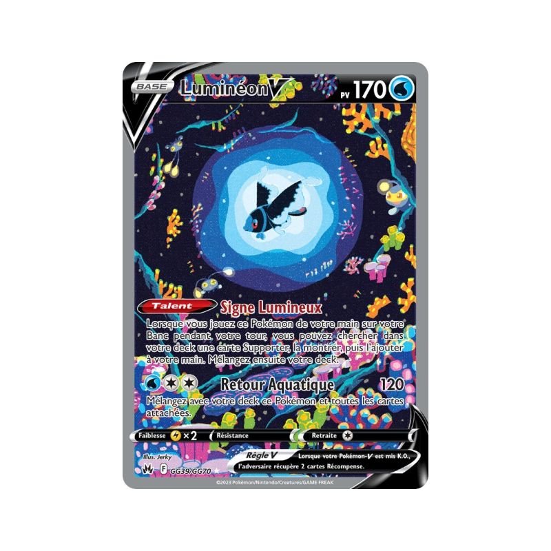 Carte pokemon lumineon v