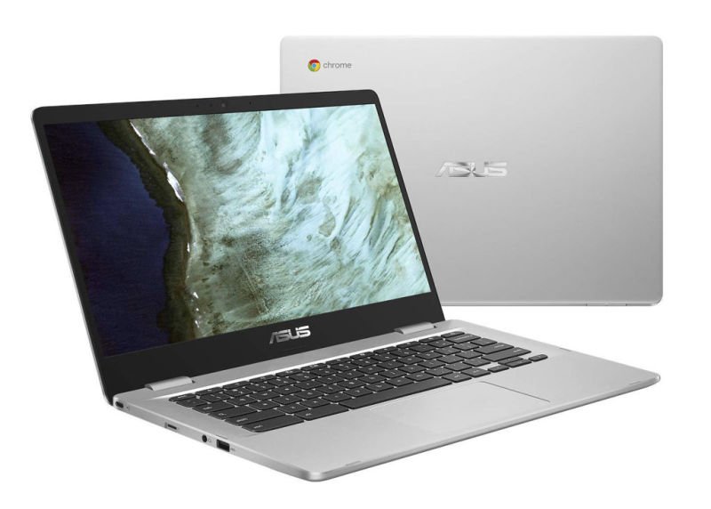 Ordinateur portable chromebook intel celeron n3350 1.10ghz c423na-bz0219 14 pouces 64go 8go