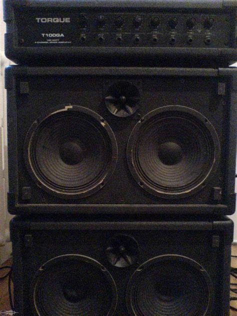 Ampli sono 100w 4 canaux + encei t100 ga