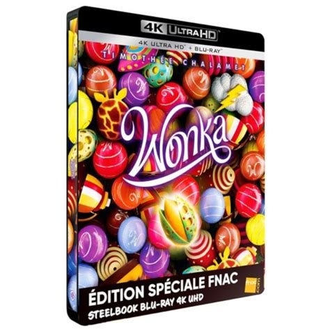 Wonka - exclusivite fnac boitier steelbook(r) - 4k ultra hd + bl
