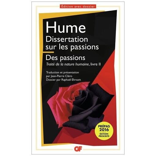 Traite de la nature humaine - livre 2, dissertation sur les passions - des passions