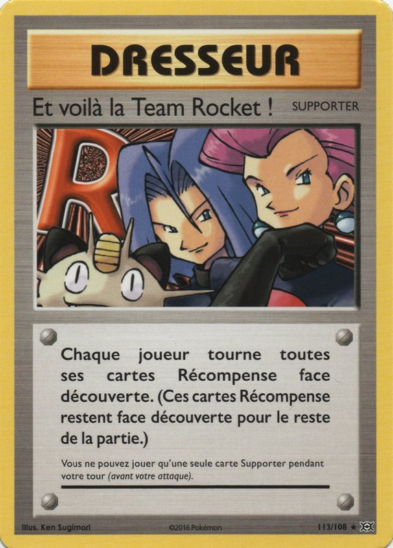 Cartes a collectionner dresseur et voila les team rocket ! 71/85