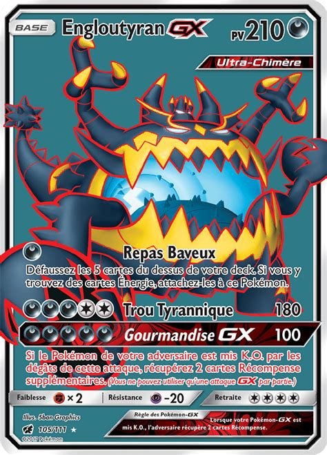 Cartes a collectionner engloutyran 105/111
