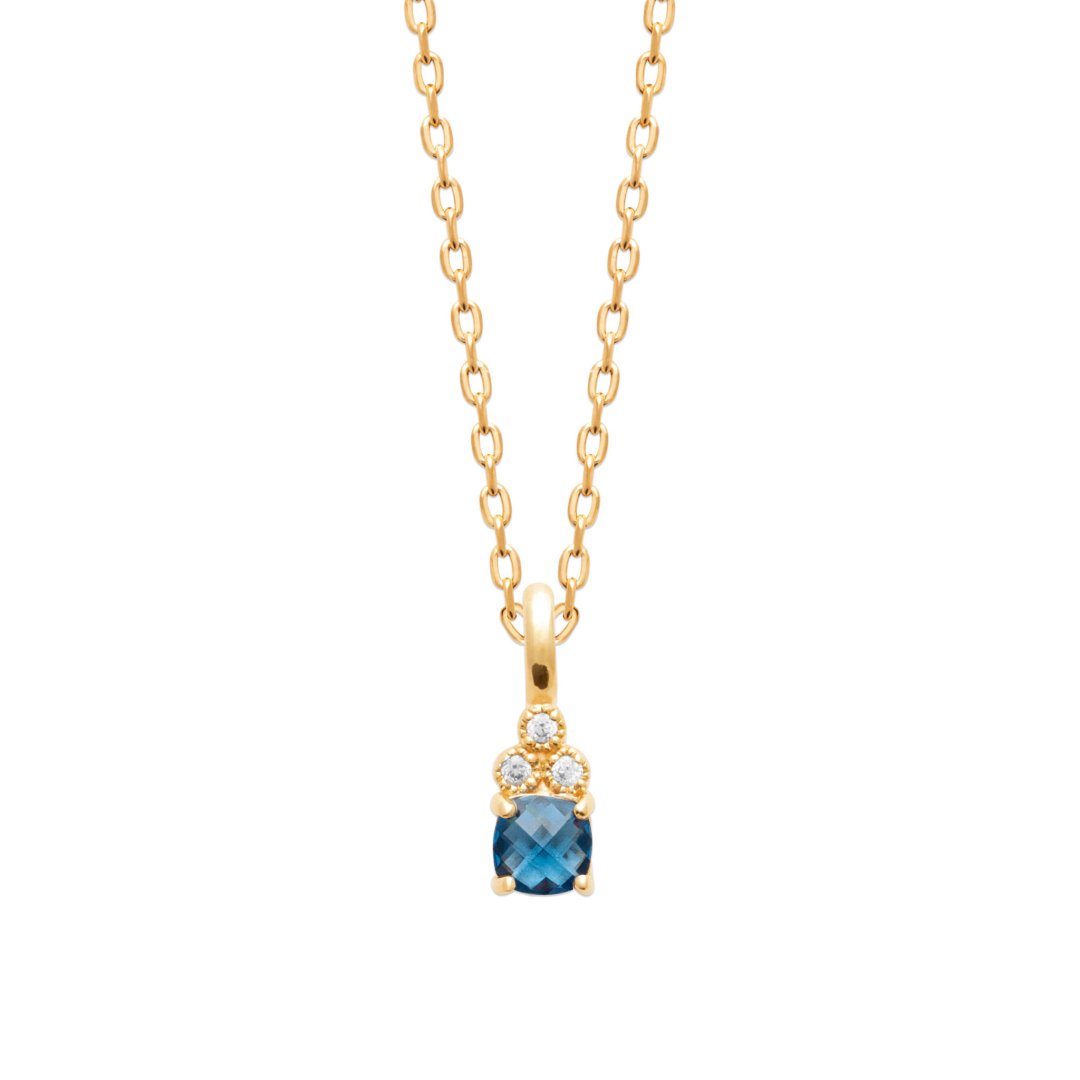 Collier p/or ox bleu 97412745