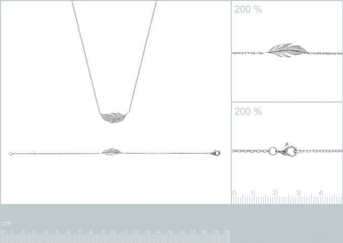 Collier argent 925 rhodie 72135345