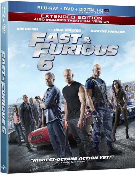 Fast & furious 6 steelboock bluray + dvd-vf-bon etat