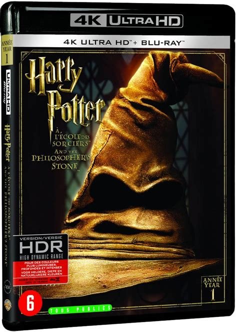 Harry potter a l'ecole des sorciers-bluray 4k ultra hd + bluray