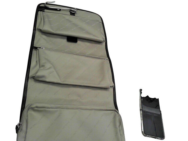 Necessaire voyage a pendre cuir - nylon