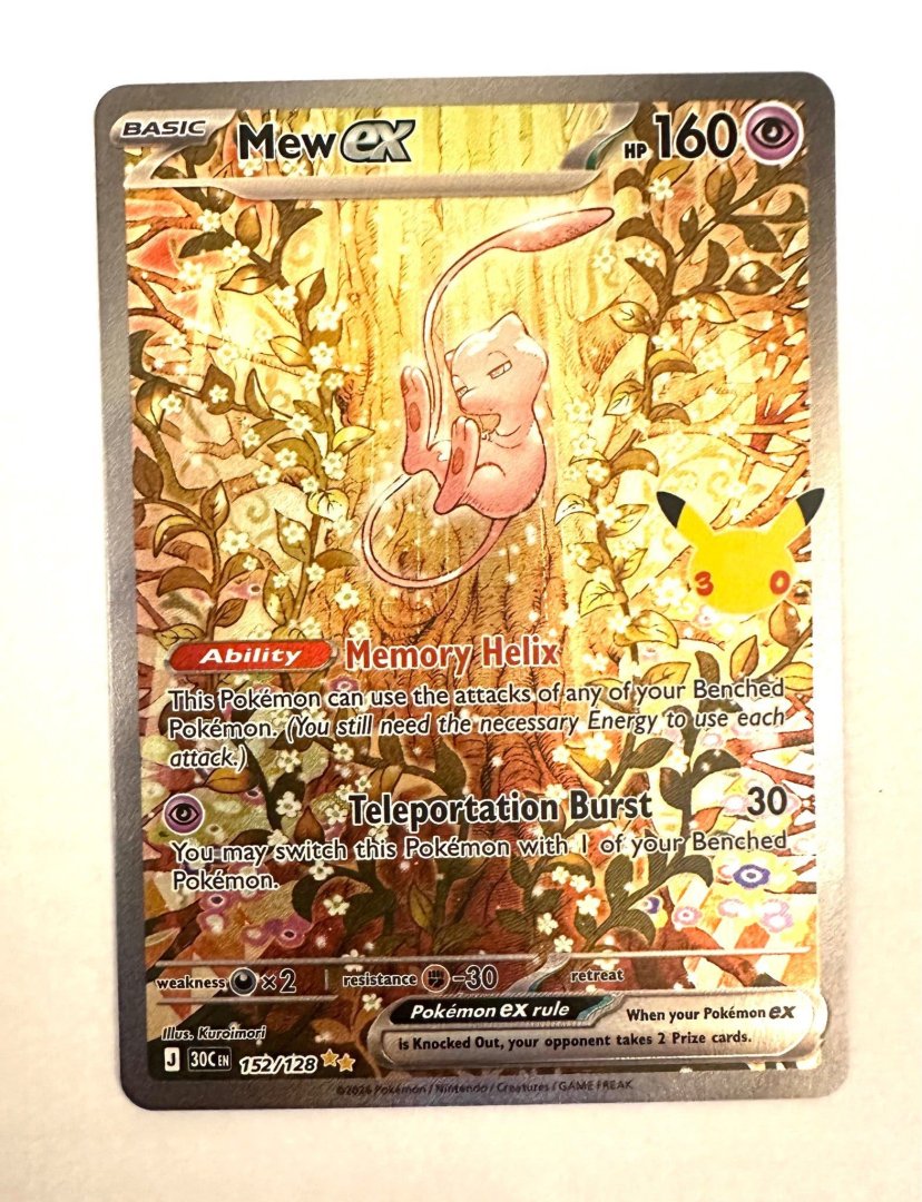 Carte pokemon mew ex 30c 152/128