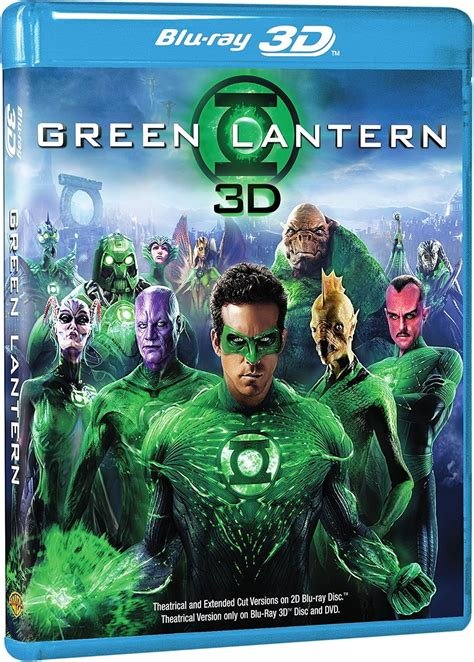 Green lantern-combo bluray 3d active