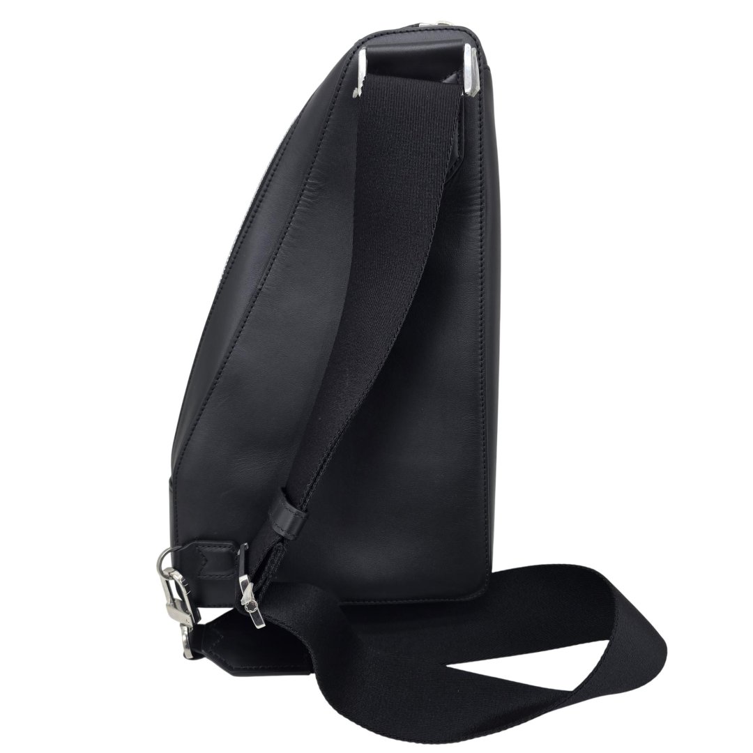 Sacoche meisterstuck selection soft sling bag cuir noir avec bandouliere