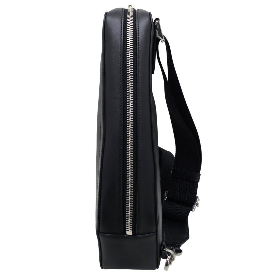 Sacoche meisterstuck selection soft sling bag cuir noir avec bandouliere