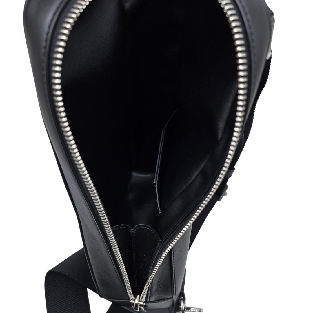 Sacoche meisterstuck selection soft sling bag cuir noir avec bandouliere