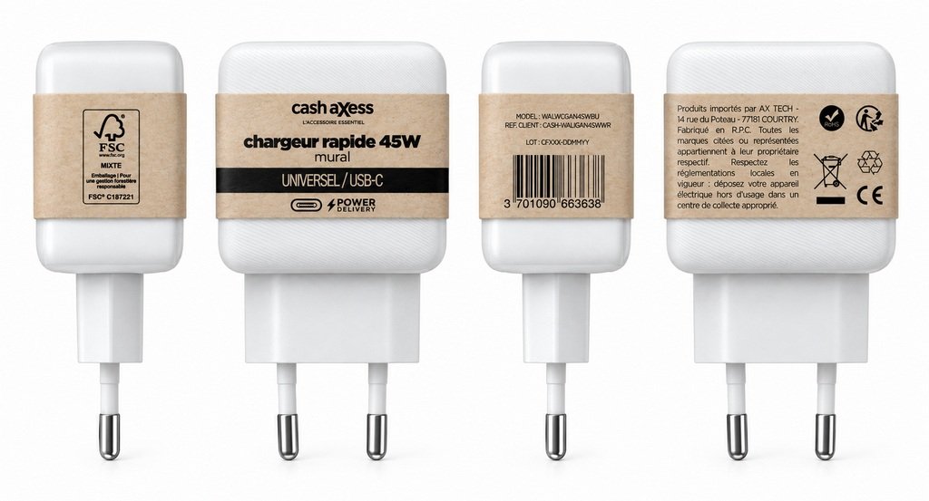 Chargeur vrac 45w-usbc