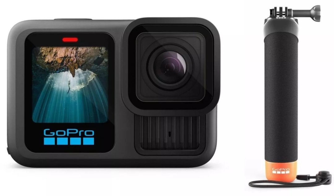 Camera sport hero13 black + poignee flottante handler