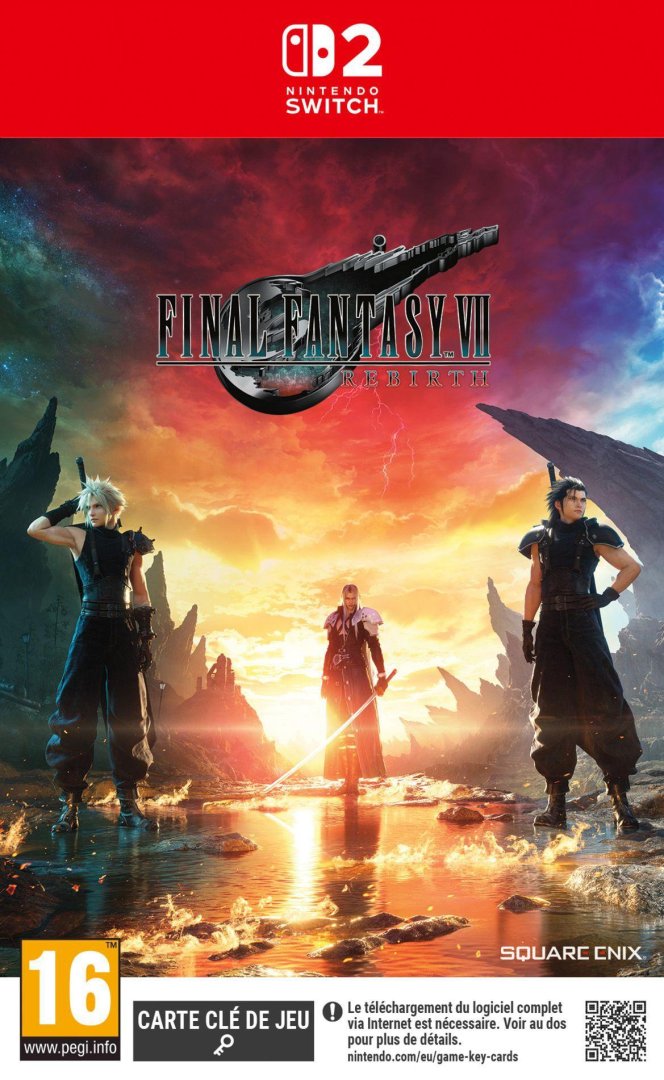 Final fantasy vii rebirth a?? carte cla(c) jeu