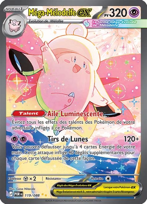 Carte pokemon mega melodelfe ex por 119