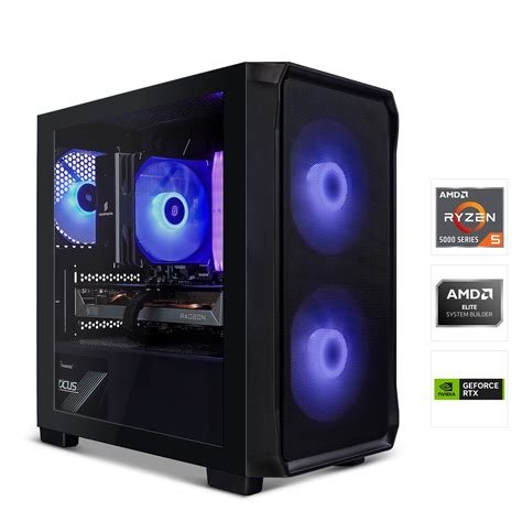 Pc gamer ryzen 5 5500 3,60ghz 16go ddr4 1to rtx 5060 8go