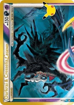 Carte pokemon darkrai & cresselia legende 30c tm 99