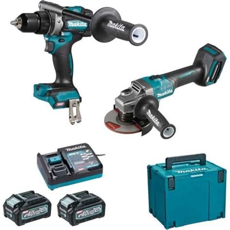 Coffret perceuse disqueuse + 2 b dk0124g201