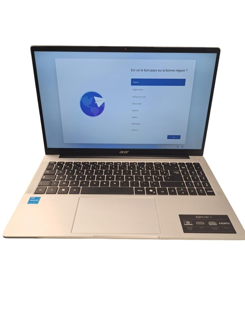 Pc portable aspire lite 15 n24g4 1,11ghz 128 4go azerty