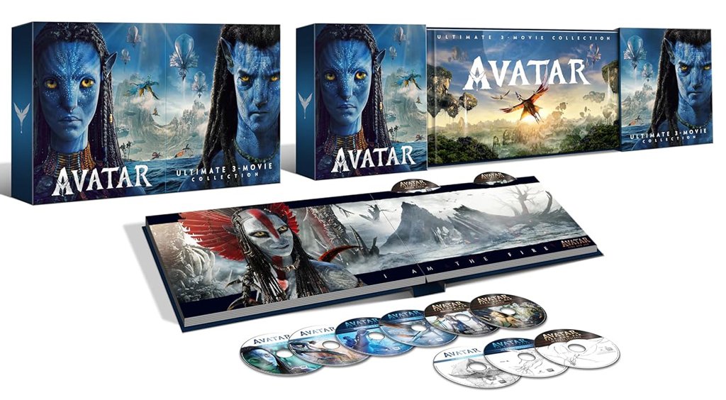 Trilogie avatar coffret collector blu-ray 4k