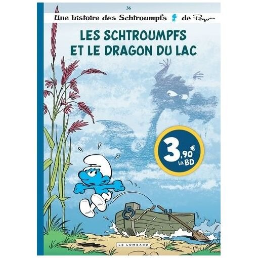 Bd les schtroumpfs - tome 36 - les schtroumpfs et le dragon du lac