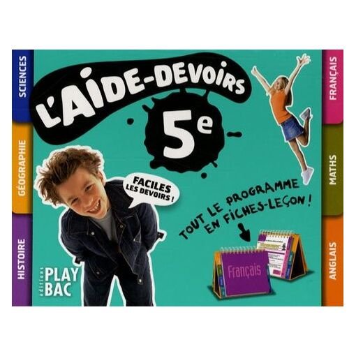 Livre l'aide-devoirs 5e