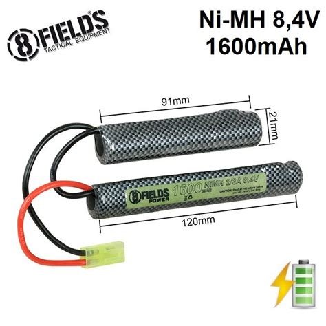 Batterie airsoft mini-tamiya nimh 8.4v 16000mah