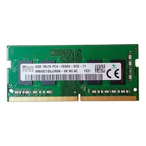 Barette de ram 4go ddr4 3200mhz hma851s6djr6n-xn n0 ad 026